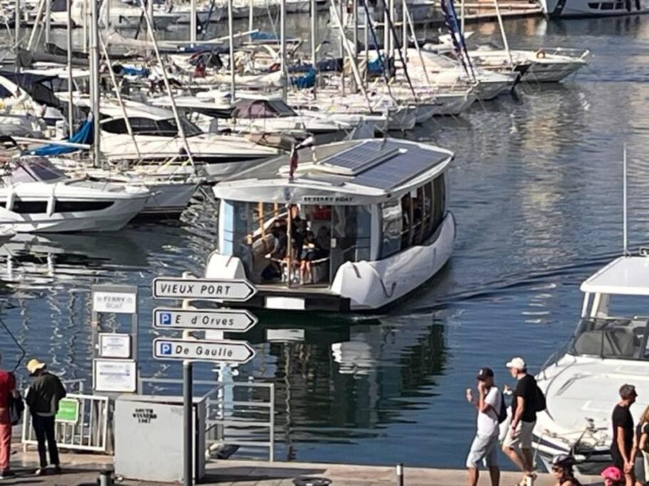 Апартаменты T4 Marseille Vue Imprenable Sur Vieux Port Экстерьер фото